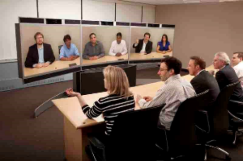 picture of a video conference